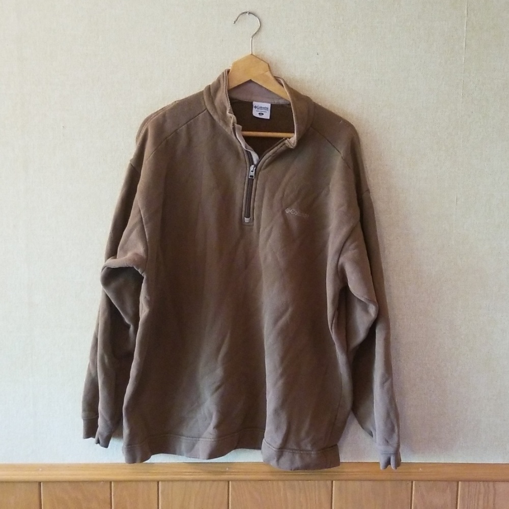 Columbia Brown 3/4 zip